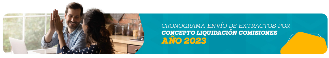 CRONOGRAMA ENVÍO DE EXTRACTOS POR CONCEPTO LIQUIDACIÓN COMISIONES
