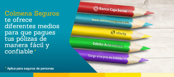 Medios de pago - Colmena Seguros